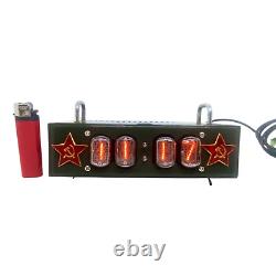 Metro 2033 Game Nixie Tube Table Clock with IN-12 Tubes. Post Apocalypse Style