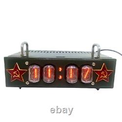 Metro 2033 Game Nixie Tube Table Clock with IN-12 Tubes. Post Apocalypse Style