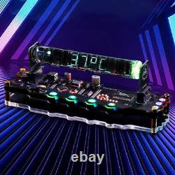 Modern Electronic Clock IV18 Fluorescent Tube Clock Digital LCD Home Decorations