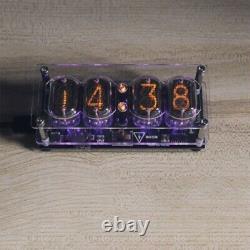 Modern IN12 Nixie Tube Fluorescent Digital Clock 225 Colors Light Time/Date