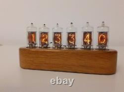 Monjibox Nixie Jewel Series Clock Z570M tubes wooden case