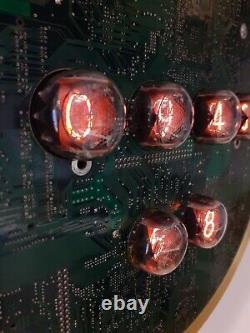 Monjibox Nixie Wall clock with German Z560M Nixie tubes