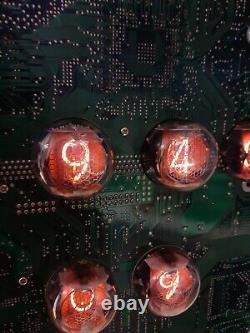 Monjibox Nixie Wall clock with German Z560M Nixie tubes