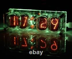 N-12 VFD Glow Tube Clock 4-Bit DS3231 Nixie Tube Clock Vintage Steampunk Decor