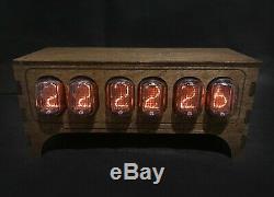 NIXIE TUBE Clock Vintage Pulsar IN-12 6-tubes assembled adapter