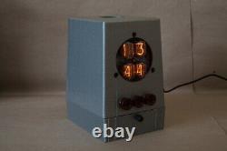 NIXIE Tube Steampunk Desktop Clock Vintage Retro Fallout Loft design Gift #102