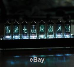 NIXT CLOCK With Tubes With Case IV-17 VFD Clock Scrolling Text nixie clock