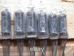 NOS 6pcs IN-16 nixie tube new for clock Punkt Röhre Uhr neon