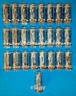NOS Lot of 25 pcs IN-18 VINTAGE USSR NIXIE Tubes For clock Tested/ONE DATE=1980=