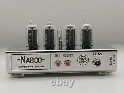 Naboo' Contemporary Stainless Steel Nixie tube Clock from Bad Dog Designs