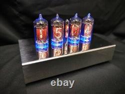 Naboo' MK II Contemporary Stainless Steel Nixie tube Clock from Bad Dog Designs