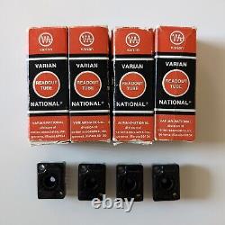 National NL-5441 Nixie Tube & Socket Set 4 Each