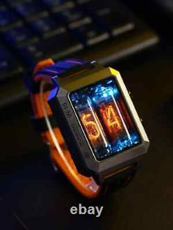 New CYBERPUNK Watch IN-16 Nixie Tube Watch Hour&Minute Display Wireless Charge