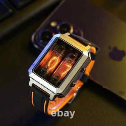 New CYBERPUNK Watch IN-16 Nixie Tube Watch Hour&Minute Display Wireless Charge