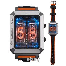 New CYBERPUNK Watch IN-16 Nixie Tube Watch Hour&Minute Display Wireless Charge