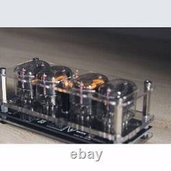Nixie Clock 4 x IN-12 With Tube Assembled 12/24 format Acrylic Case