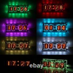 Nixie Clock 4 x IN-12 With Tube RGB Backlight Assembled 12/24 format