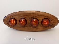 Nixie Clock Clock German Tubes Z560M Walnut Case