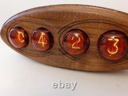 Nixie Clock Clock German Tubes Z560M Walnut Case