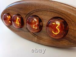 Nixie Clock Clock German Tubes Z560M Walnut Case