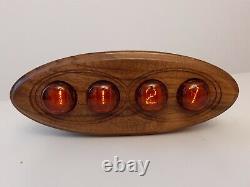 Nixie Clock Clock German Tubes Z560M Walnut Case