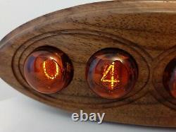 Nixie Clock Clock German Tubes Z560M Walnut Case