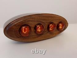 Nixie Clock Clock German Tubes Z560M Walnut Case