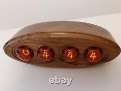 Nixie Clock Clock German Tubes Z560M Walnut Case