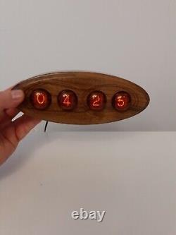 Nixie Clock Clock German Tubes Z560M Walnut Case