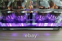 Nixie Clock IN-12 With Tube RGB Backlight Assembled GIFT CARTON BOX 12/24 format