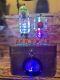 Nixie Clock In-14 Retro Steampunk. Jan-cep-872a+ Eimac 15 Rgb + Vintage Meter