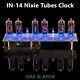 Nixie Clock In-14 Tubes Usb Rgb Musical Arduino Compatible With Tubes Gra&afch