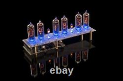 Nixie Clock IN-14 Tubes USB RGB Musical Arduino compatible WITH TUBES GRA&AFCH