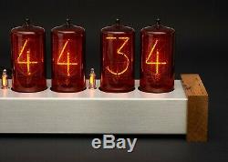 Nixie Clock Large rare 6x Z566M tubes included Vintage Steampunk Cold War