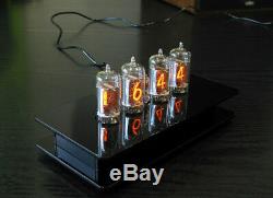 Nixie Clock / Uhr mit vier Z570M Tubes / Röhren Alarm und Glockenspiel