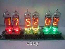 Nixie Clock model MARK 2. Nixie clock With tube in14 with weather station