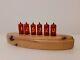 Nixie Clock With 6 German Z570m Tubes Wooden Case By Monjibox