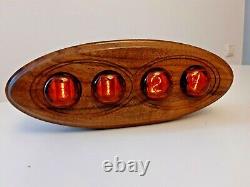 Nixie Clock with Z560M NOS German tubes Walnut by Monjibox