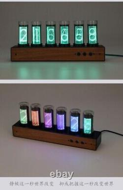 Nixie Electronic Clock Kit with 6 pcs Tubes LED Home Desk Digital Glow 5V USB