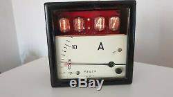 Nixie Electronic Clock (Vintage Industrial Ampermeter Case)