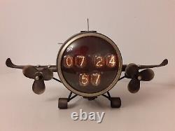 Nixie Plane Clock with Wi-Fi Sync and Siemens ZM1188