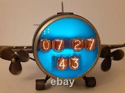 Nixie Plane Clock with Wi-Fi Sync and Siemens ZM1188