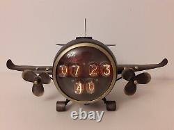 Nixie Plane Clock with Wi-Fi Sync and Siemens ZM1188