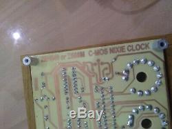Nixie Tube Clock 6x z566m Nixie Clock Metal/wood chassi