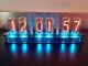 Nixie Tube Clock Assembled With In-18 Tubes Largest Fallout Steampunk Vintage