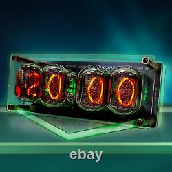 Nixie Tube Clock Breathing RGB High Accuracy Timer Function Remote Control L YAS