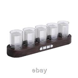 Nixie Tube Clock Creative Glow Tubes Analog Clock for Bookshelf Bedroom