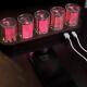 Nixie Tube Clock Creative Glow Tubes Analog Clock For Game Lover Bookshelf