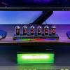 Nixie Tube Clock Desk Digital Clock Housewarming Kids Rgb Glow Tube Clock