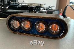 Nixie Tube Clock IN-1 Unique Vintage Clock assembled watch wooden case #40